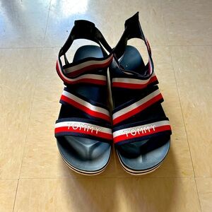 Tommy Hilfiger Red,White and Blue Sandals